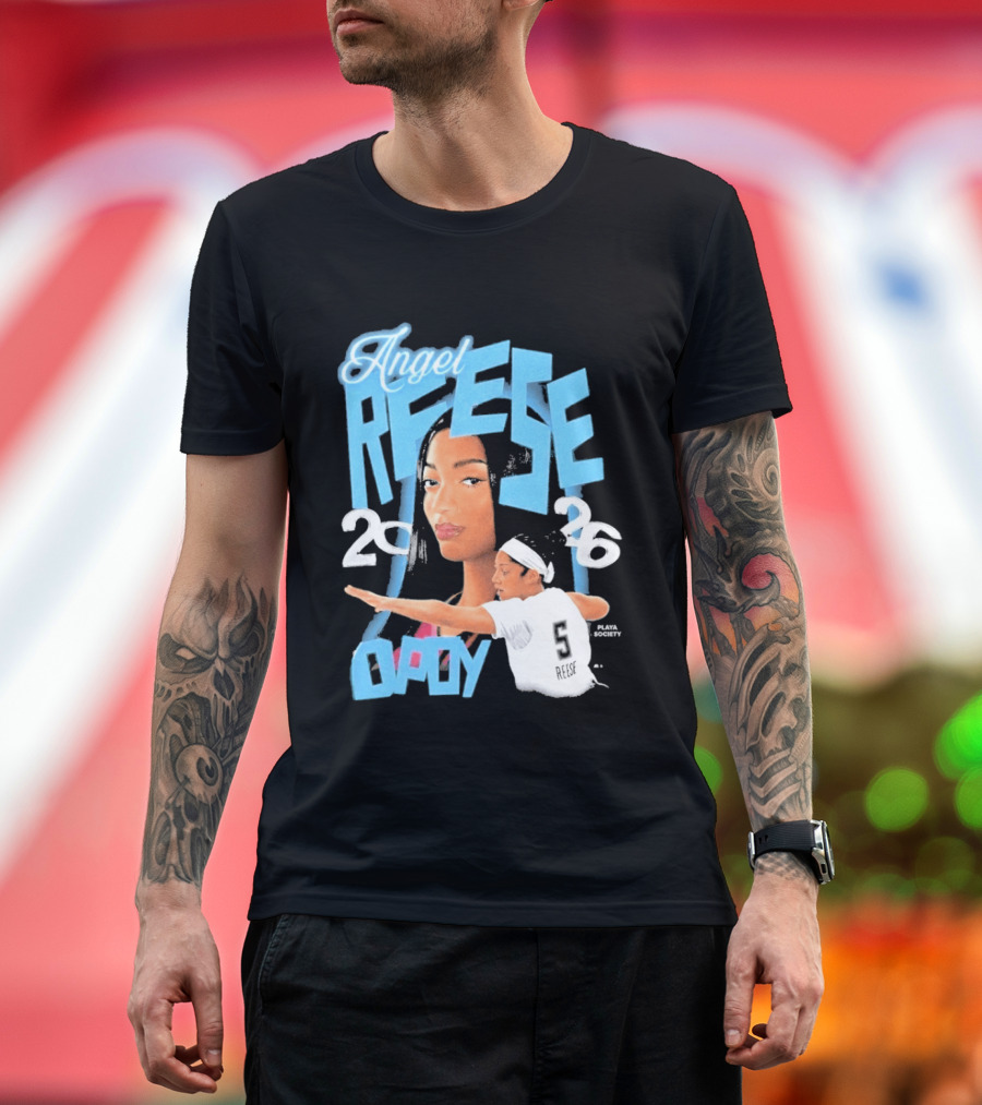 Angel Reese 2026 DPOY Basketball Player T-Shirt