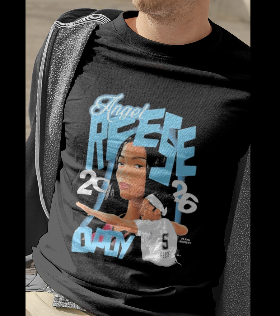 Angel Reese 2026 DPOY Basketball Player T-Shirt