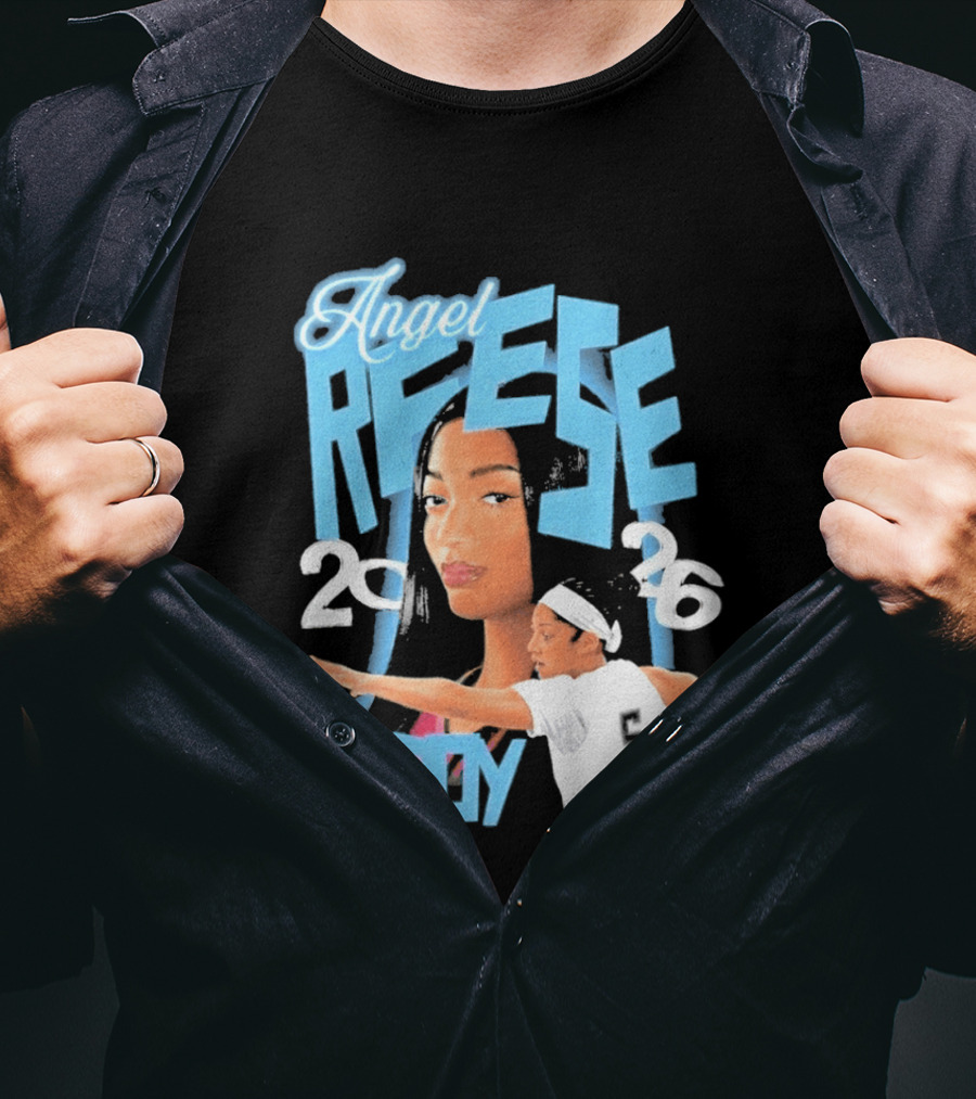 Angel Reese 2026 DPOY Basketball Player T-Shirt