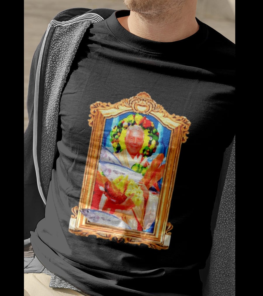 Anthony Bourdain Saint Of Food Chef Icon With Culinary Halo T-Shirt