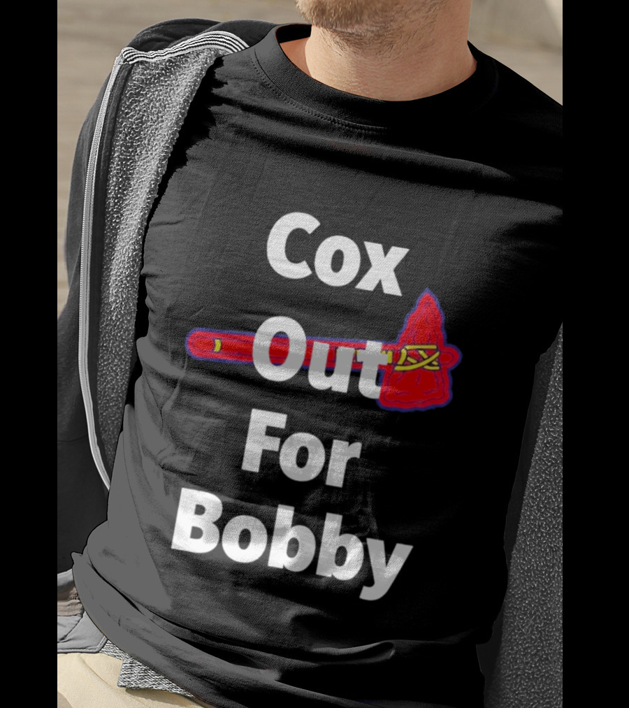 Atlanta Braves Cox Out For Bobby Game Day Celebration T-Shirt