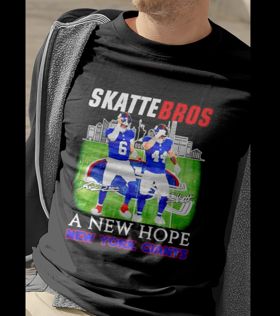 Skattebros Jaxson Dart Cam Skattebo New York Giants A New Hope T-Shirt