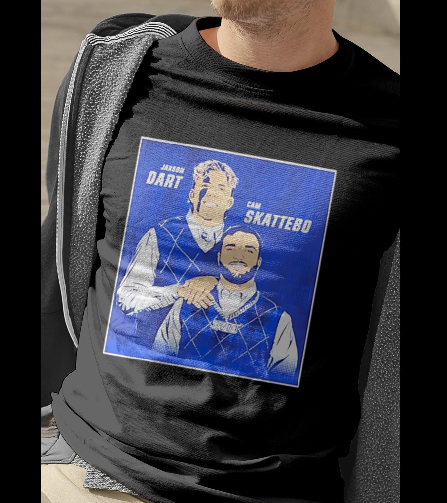 Jaxson Dart Cam Skattebo Step Brothers New York Giants Comedy T-Shirt