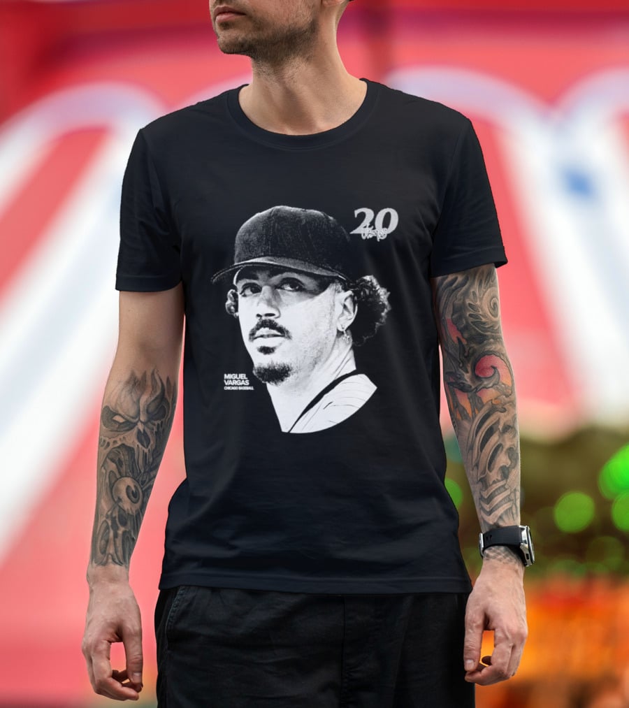 Miguel Vargas 20 Chicago White Sox MLB 2026 Lineage Series T-Shirt