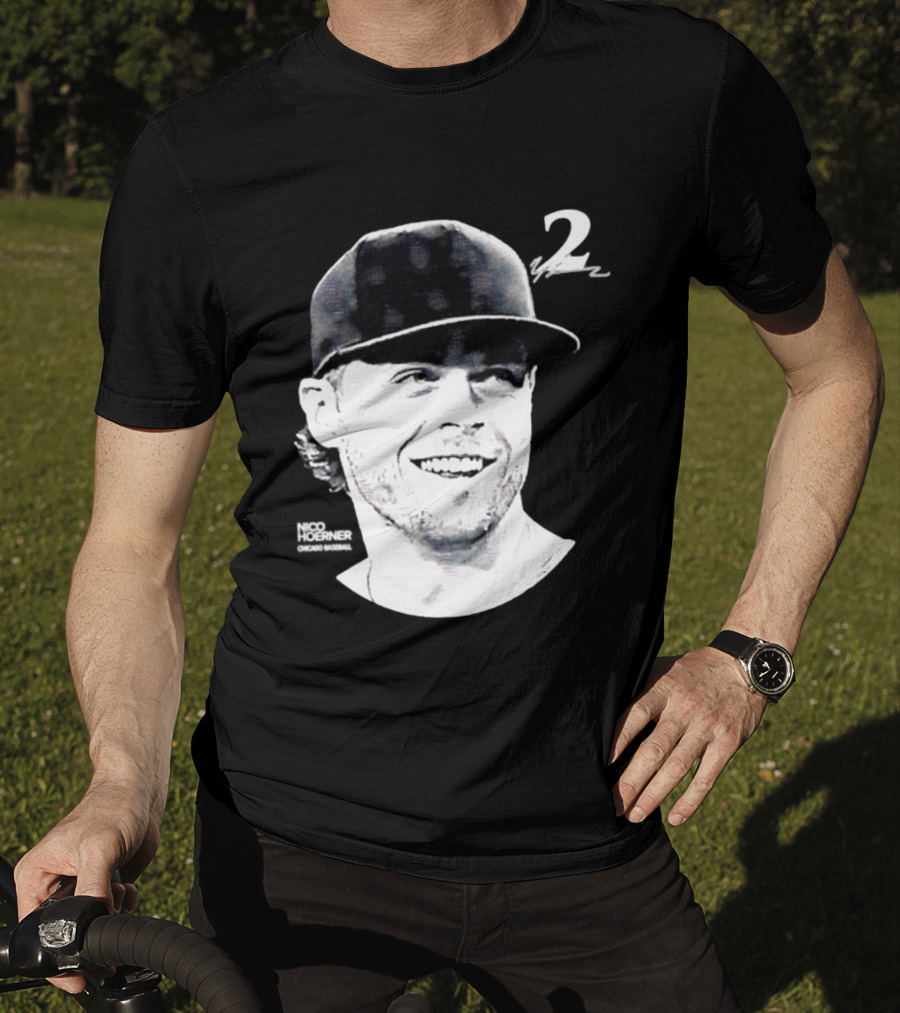 Chicago Cubs Nico Hoerner 2 MLB 2026 Lineage Series T-Shirt