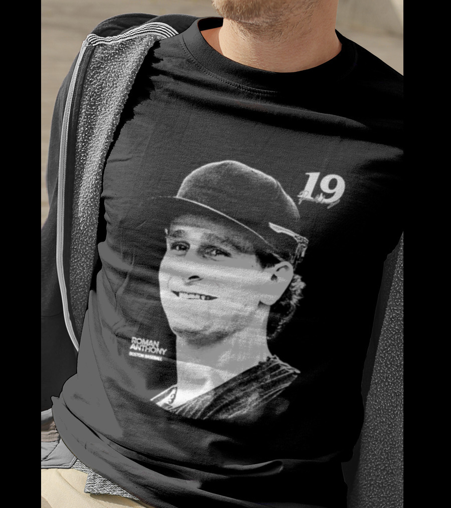 Roman Anthony 19 Boston Red Sox MLB 2026 Lineage Series T-Shirt