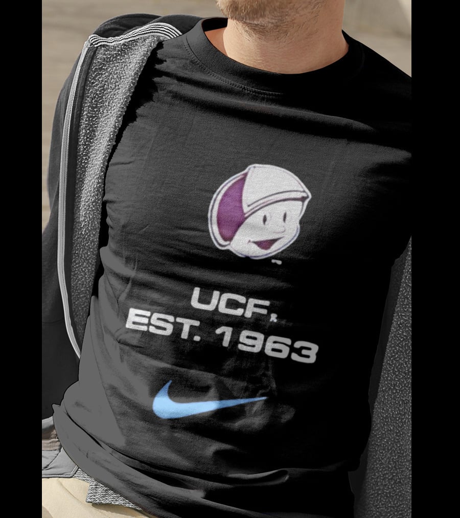 UCF Knights 2026 Space Game UCF Est 1963 Vintage Astronaut Nike T-Shirt
