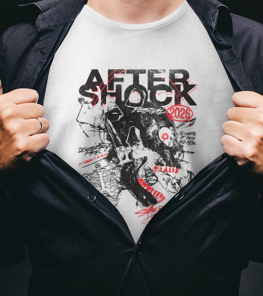 Aftershock Festival 2026 Sacramento California October 1 4 The Sound Of Rock N' Roll Chatter Brain T-Shirt
