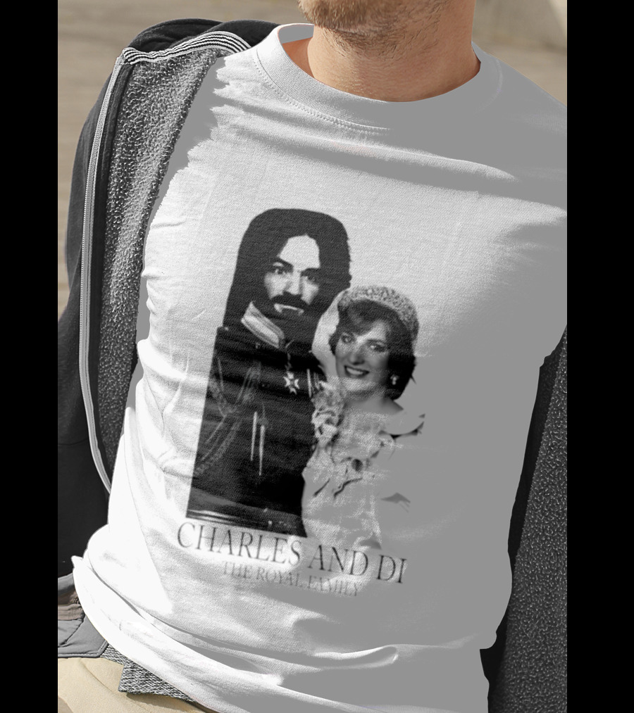 Charles Manson And Princess Diana Charles And Di The Royal Family T-Shirt