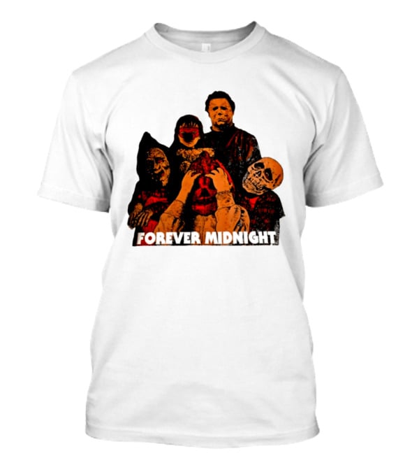 Forever Midnight Horror Icons Halloween Classic Characters T-Shirt
