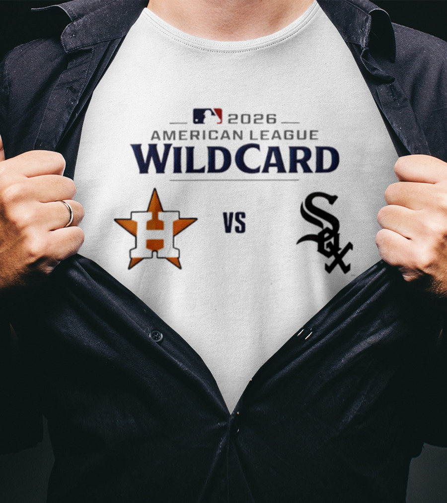2026 American League Wild Card Houston Astros Vs Chicago White Sox T-Shirt