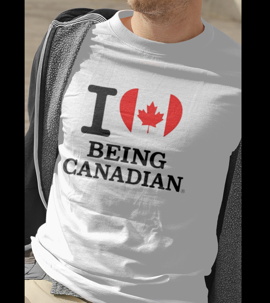 I Heart Maple Leaf Being Canadian T-Shirt