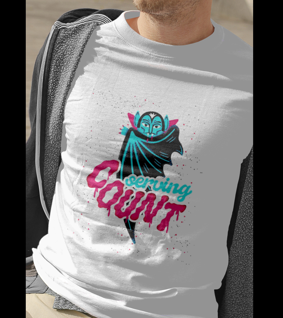 Serving Cunt Dracula Vampire Pastel Gothic Halloween T-Shirt