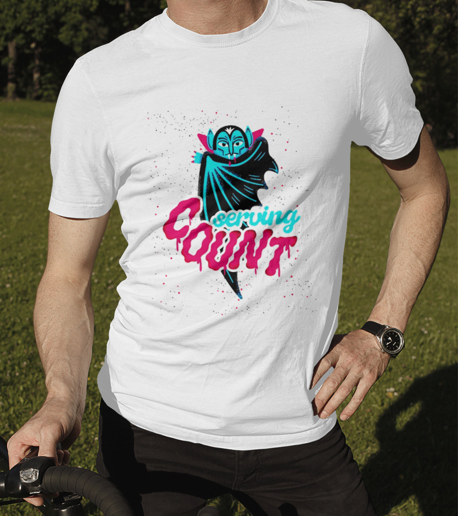 Serving Cunt Dracula Vampire Pastel Gothic Halloween T-Shirt