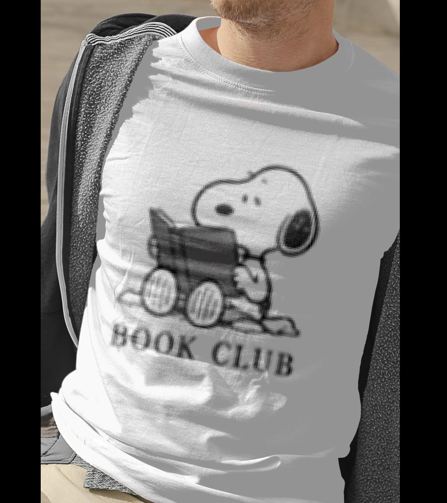 Snoopy Just One More Chapter Book Club For Peanuts And Bookish Fans T-Shirt