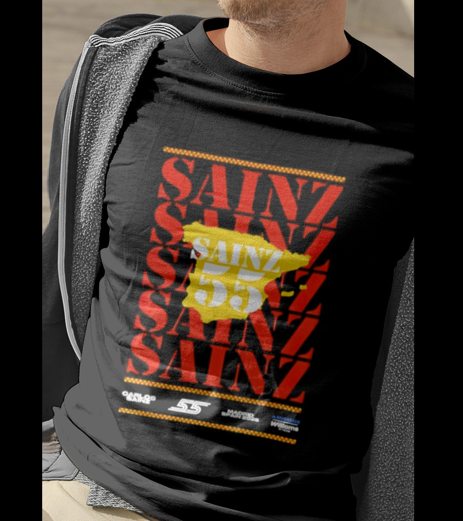 Sainz 55 Atlassian Williams Madrid Race Team Carlos T-Shirt