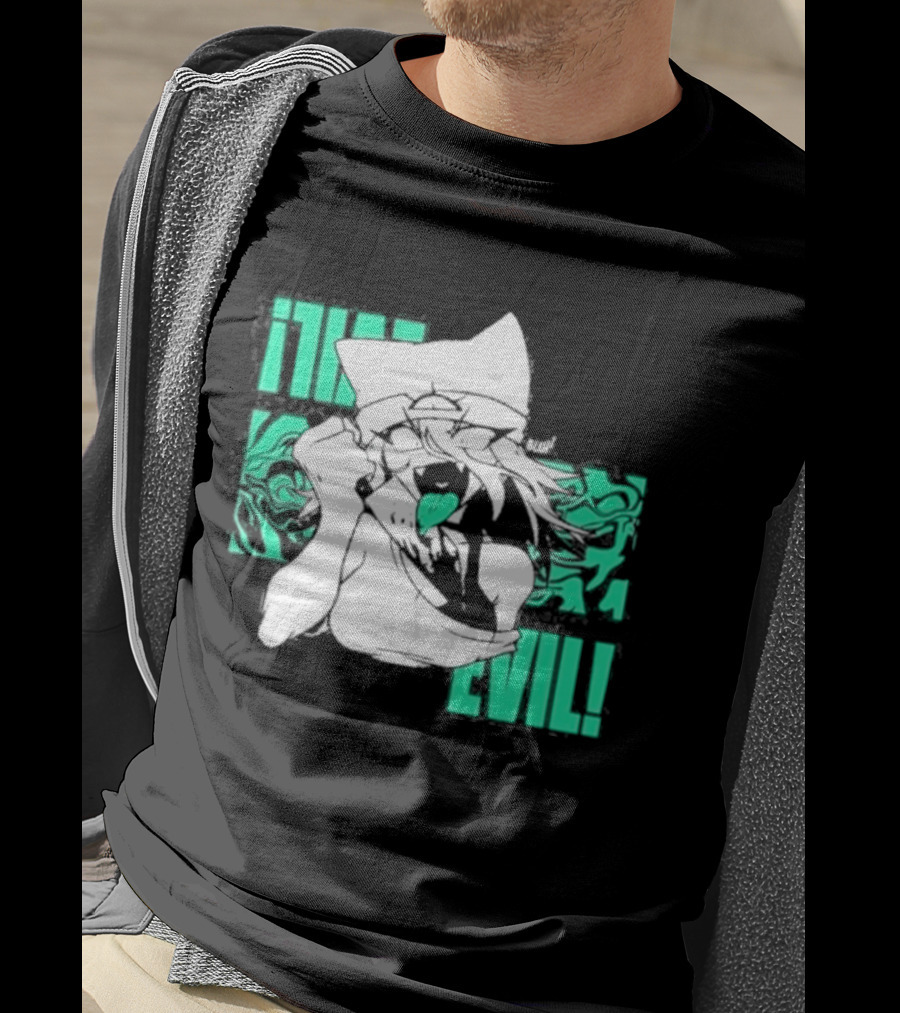 Issbrokie Neon Glow EVIL! Mysterious Aura Transformation T-Shirt