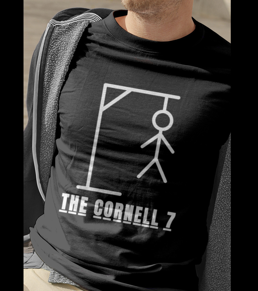 The Cornell 7 Stick Figure Hangman T-Shirt
