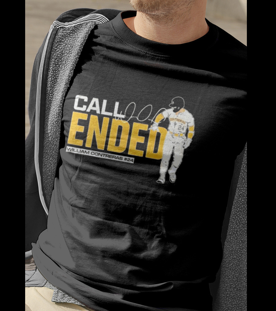 William Contreras Call Ended Baseball Player White And Gold T-Shirt