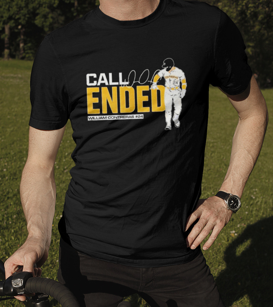 William Contreras Call Ended Baseball Player White And Gold T-Shirt