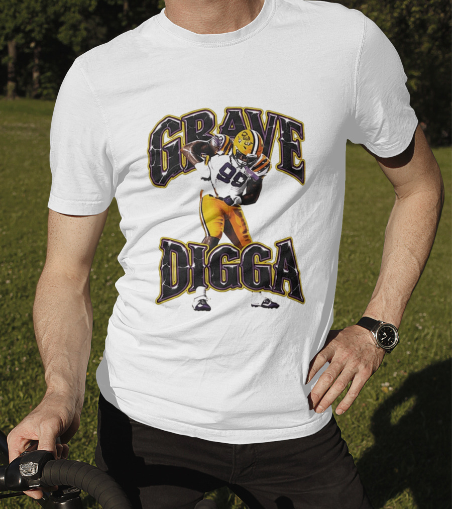 Grave Digga Deuce 90 Gotta Go To Work Football Player T-Shirt