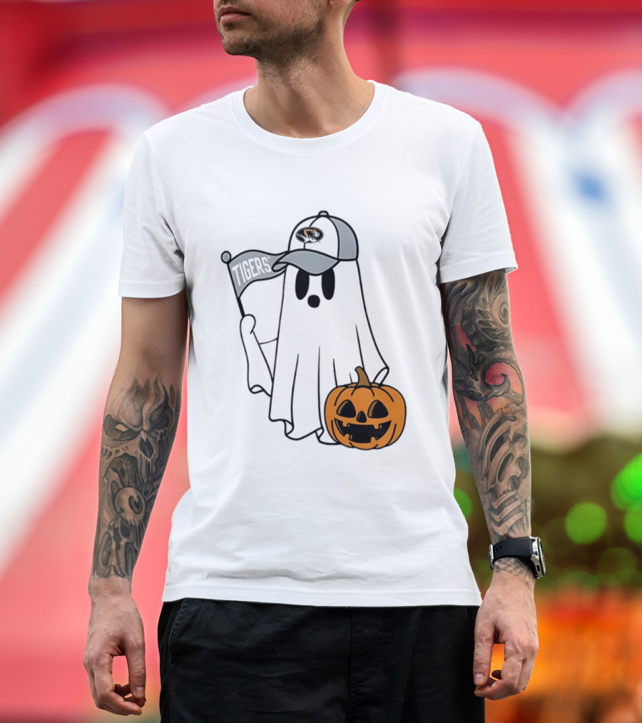 Missouri Tigers Halloween Ghost Pumpkin 2026 T-Shirt
