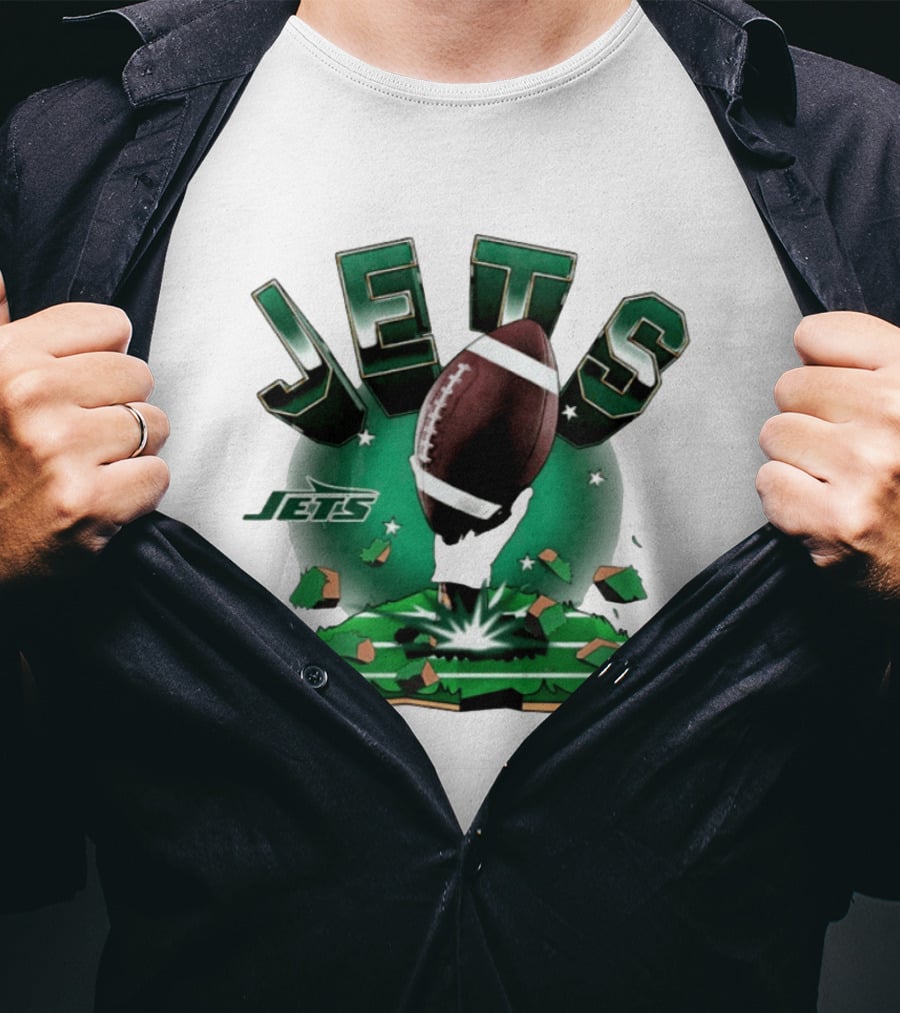 New York Jets Football Explode 2026 Clubhouse T-Shirt