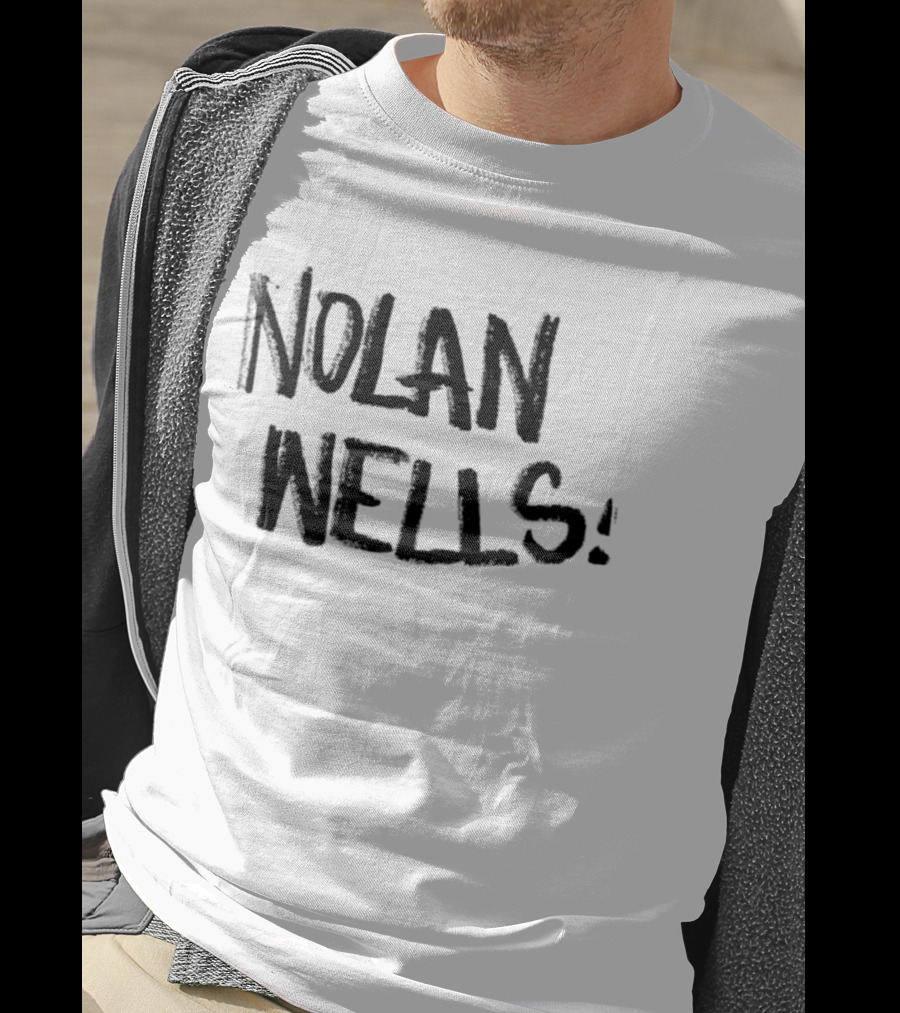 Nolan Wells Handwritten Bold Black T-Shirt