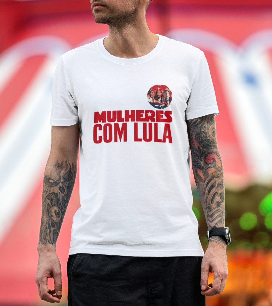Mulheres Com Lula Olívia Santana T-Shirt