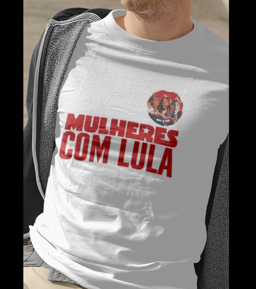 Mulheres Com Lula Olívia Santana T-Shirt