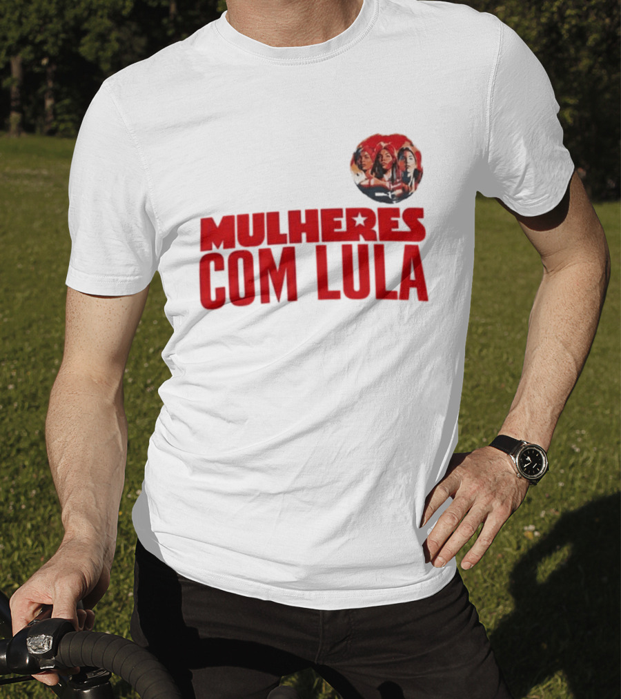 Mulheres Com Lula Olívia Santana T-Shirt