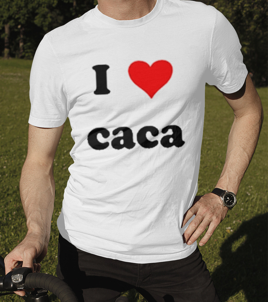 I Love Caca Original Classic Fun Playful T-Shirt