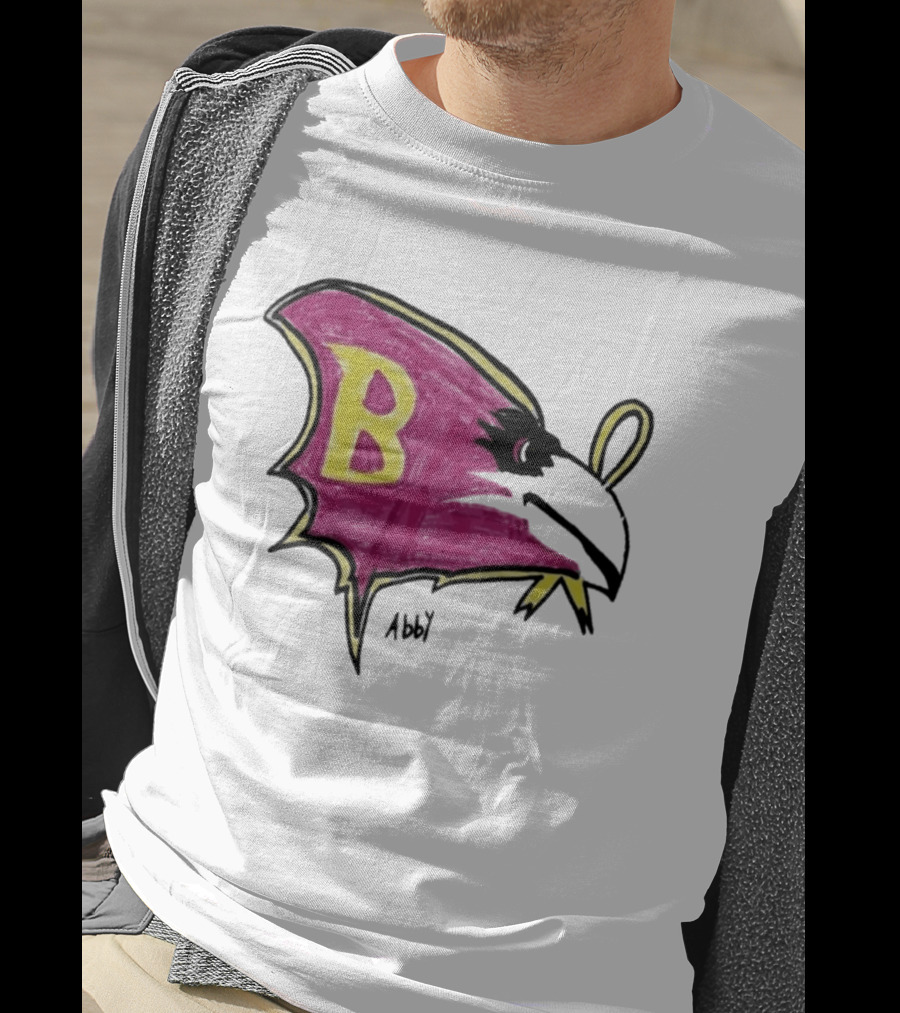 Ravens B Logo Child Drawing By Abiy T-Shirt
