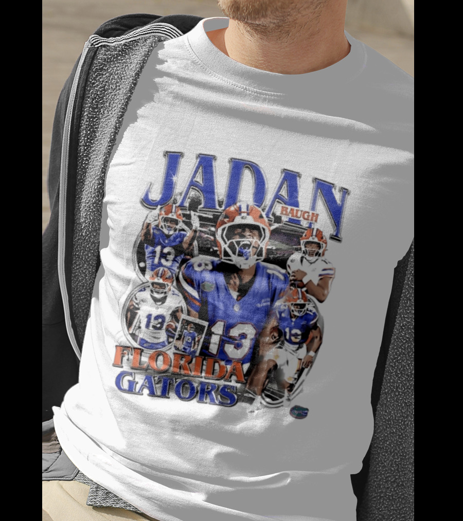 Jadan Baugh Florida Gators 2026 NCAA Football 90s Bootleg T-Shirt
