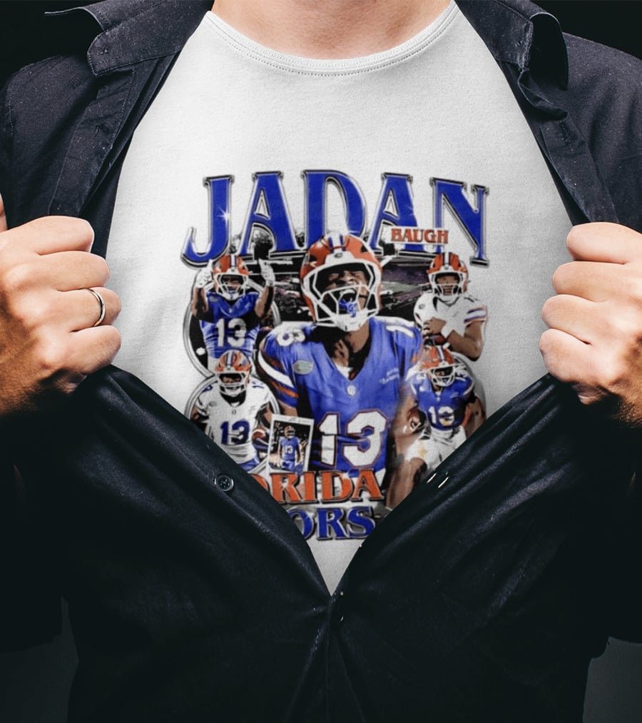 Jadan Baugh Florida Gators 2026 NCAA Football 90s Bootleg T-Shirt