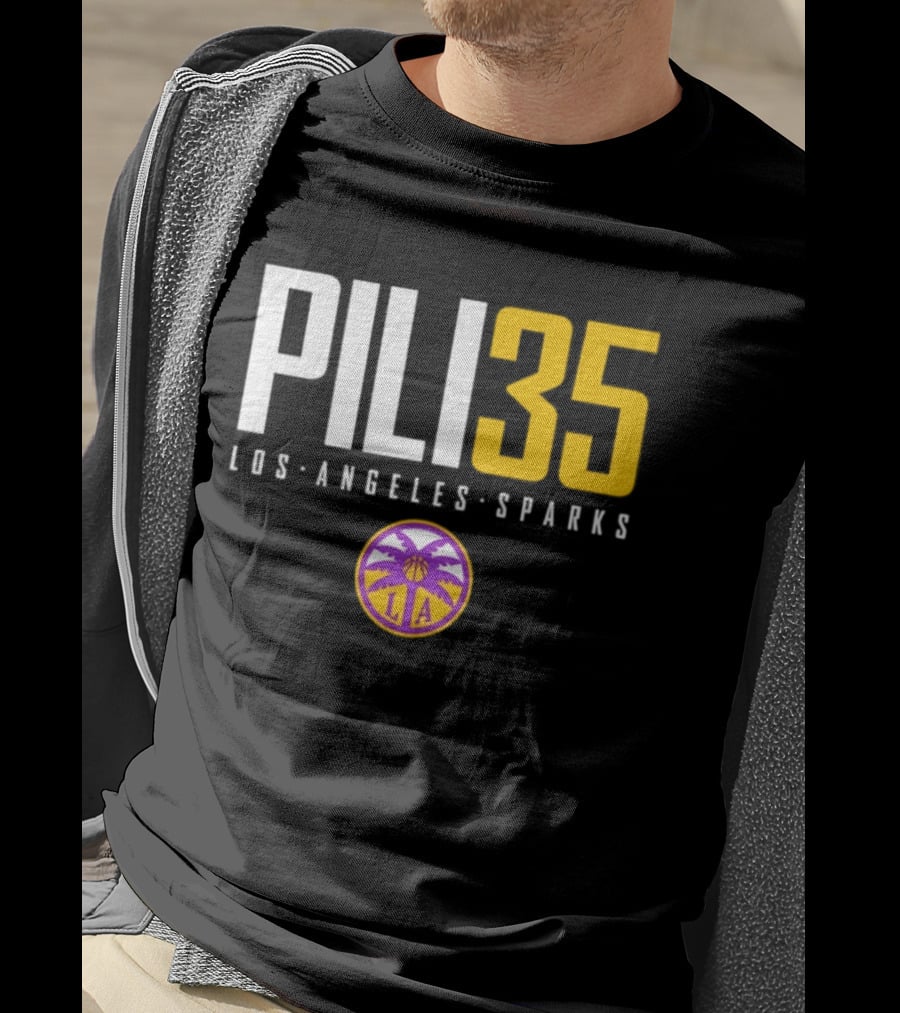 Pili 35 Los Angeles Sparks WNBA Basketball Team T-Shirt