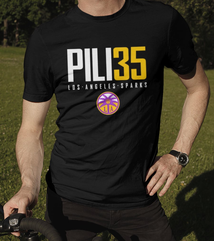 Pili 35 Los Angeles Sparks WNBA Basketball Team T-Shirt