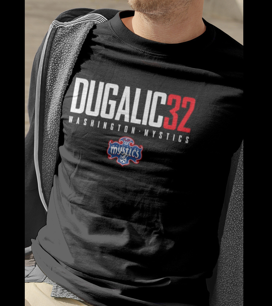 Angela Dugalic 32 Washington Mystics Mystics Basketball T-Shirt