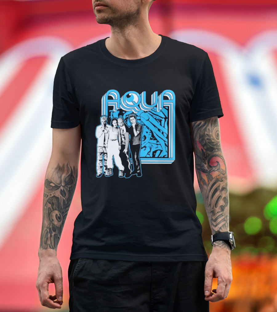 Aqua Band Members Barbie Girl 90s Pop Music Nostalgia T-Shirt