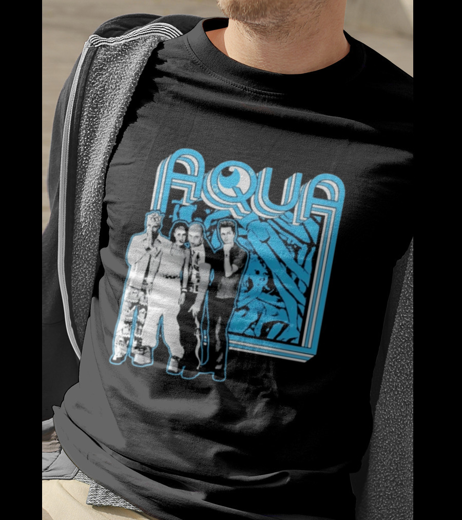 Aqua Band Members Barbie Girl 90s Pop Music Nostalgia T-Shirt