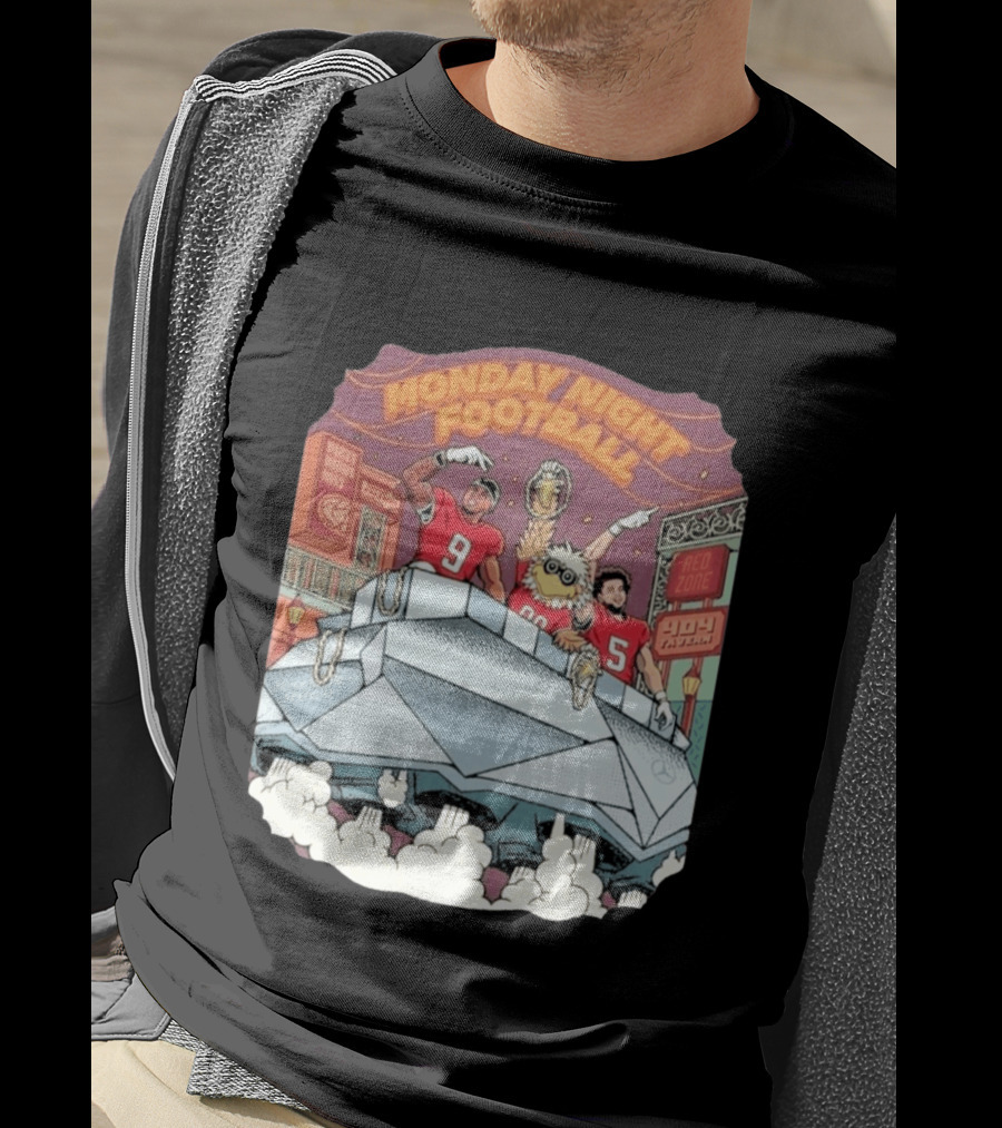 Monday Night Football Atlanta Falcons Dirty Bird Nest Red Zone Stadium T-Shirt