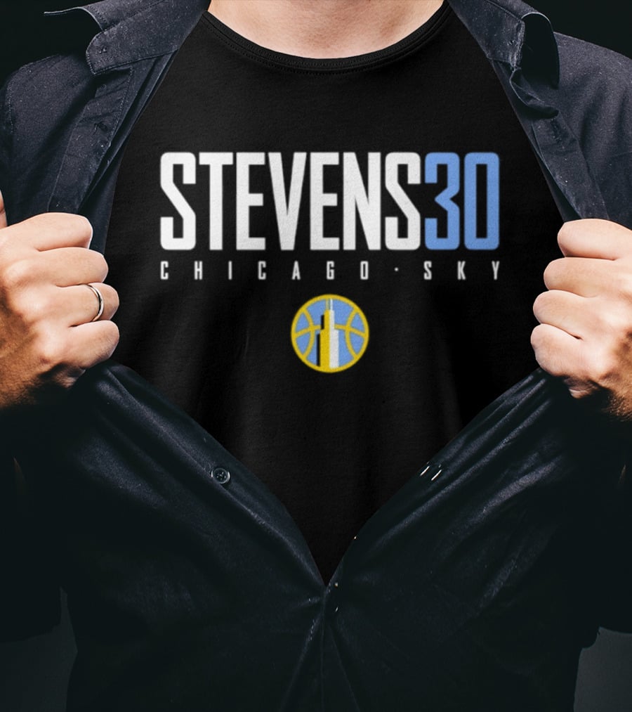 Azura Stevens 30 Chicago Sky WNBA Basketball T-Shirt