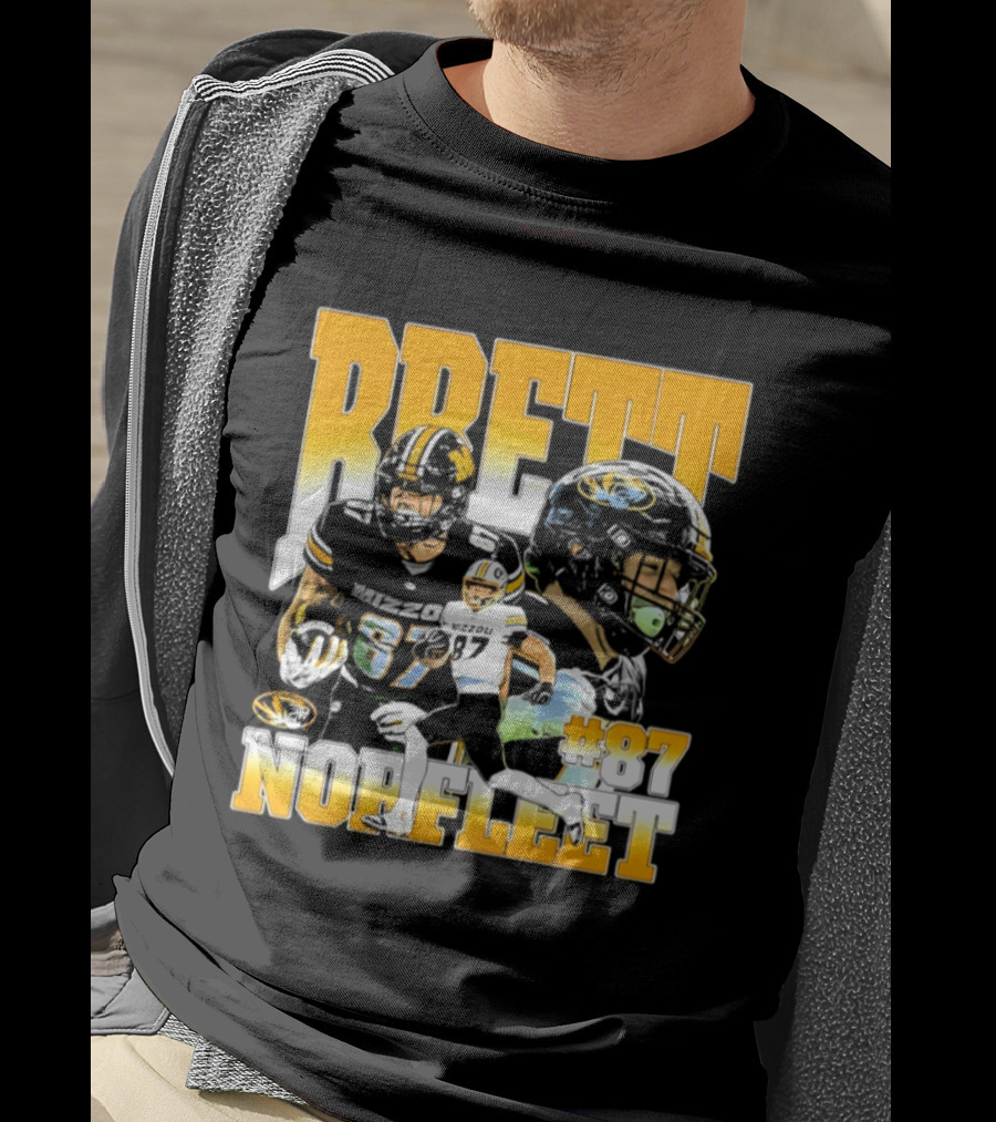 Brett Norfleet #87 Missouri Tigers Football NCAA T-Shirt