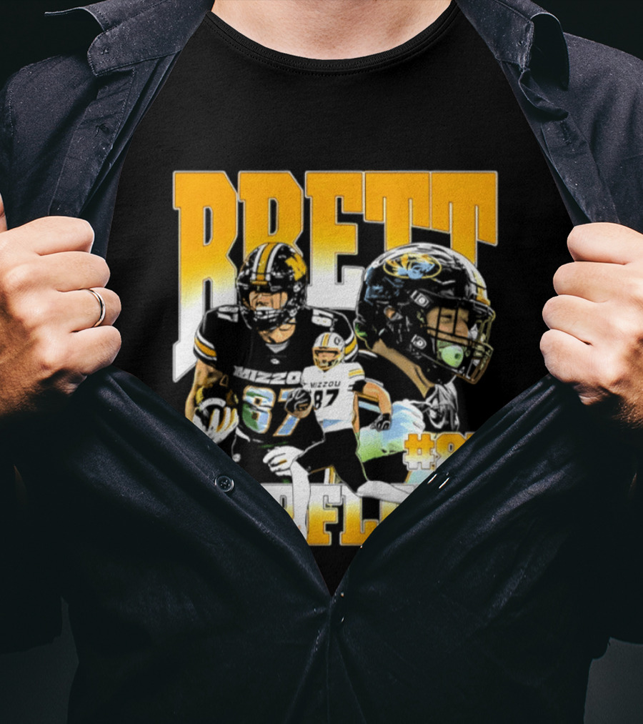 Brett Norfleet #87 Missouri Tigers Football NCAA T-Shirt