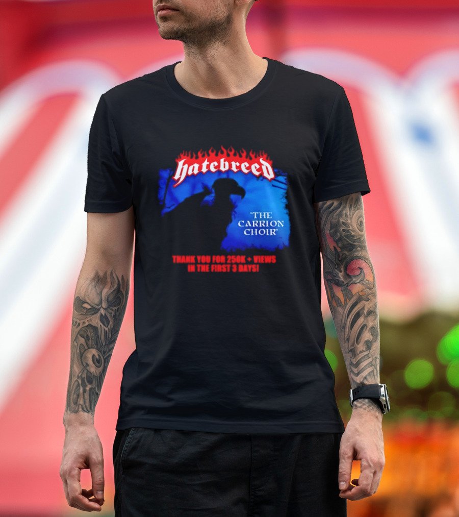 Hatebreed The Carrion Choir Metal Hardcore Album T-Shirt