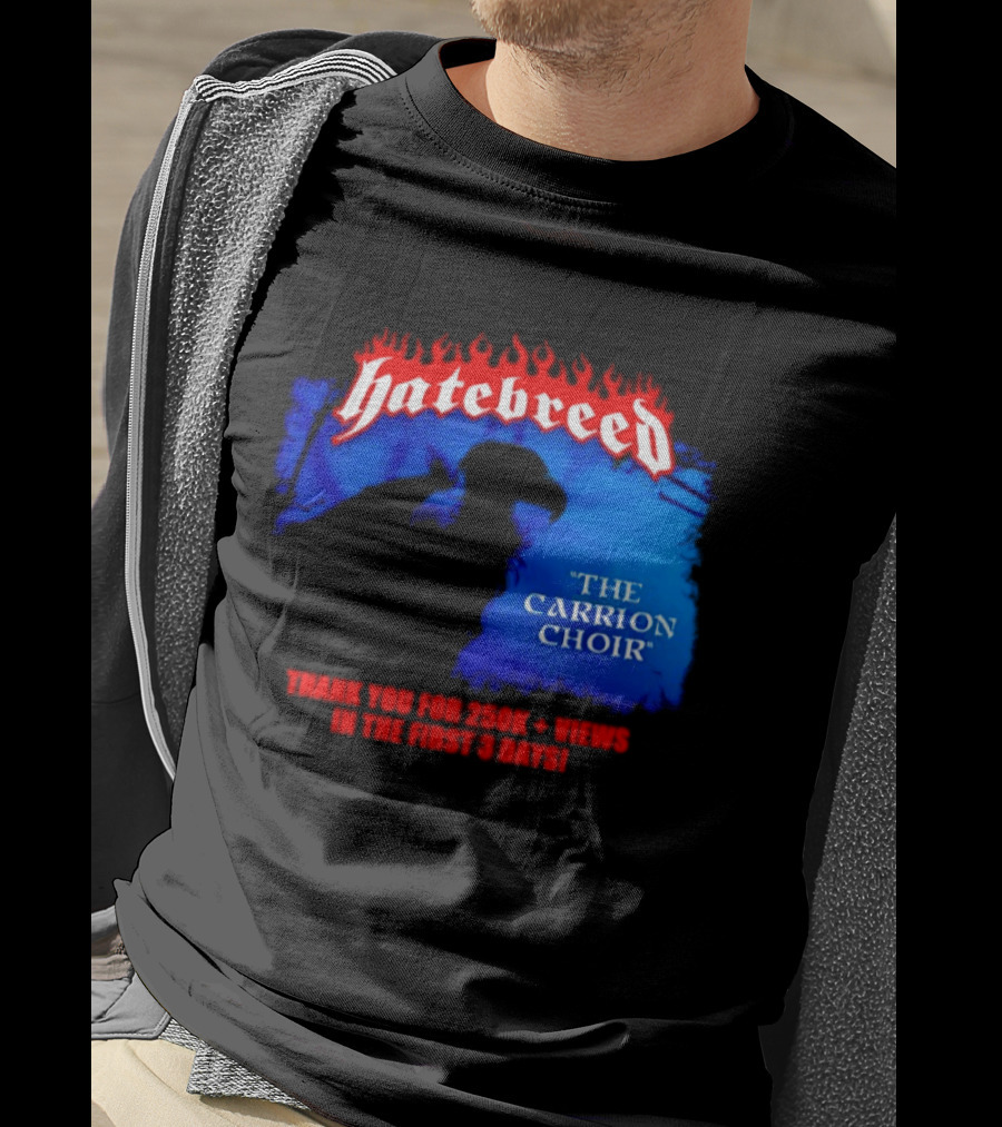 Hatebreed The Carrion Choir Metal Hardcore Album T-Shirt