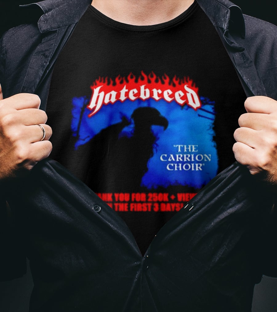 Hatebreed The Carrion Choir Metal Hardcore Album T-Shirt