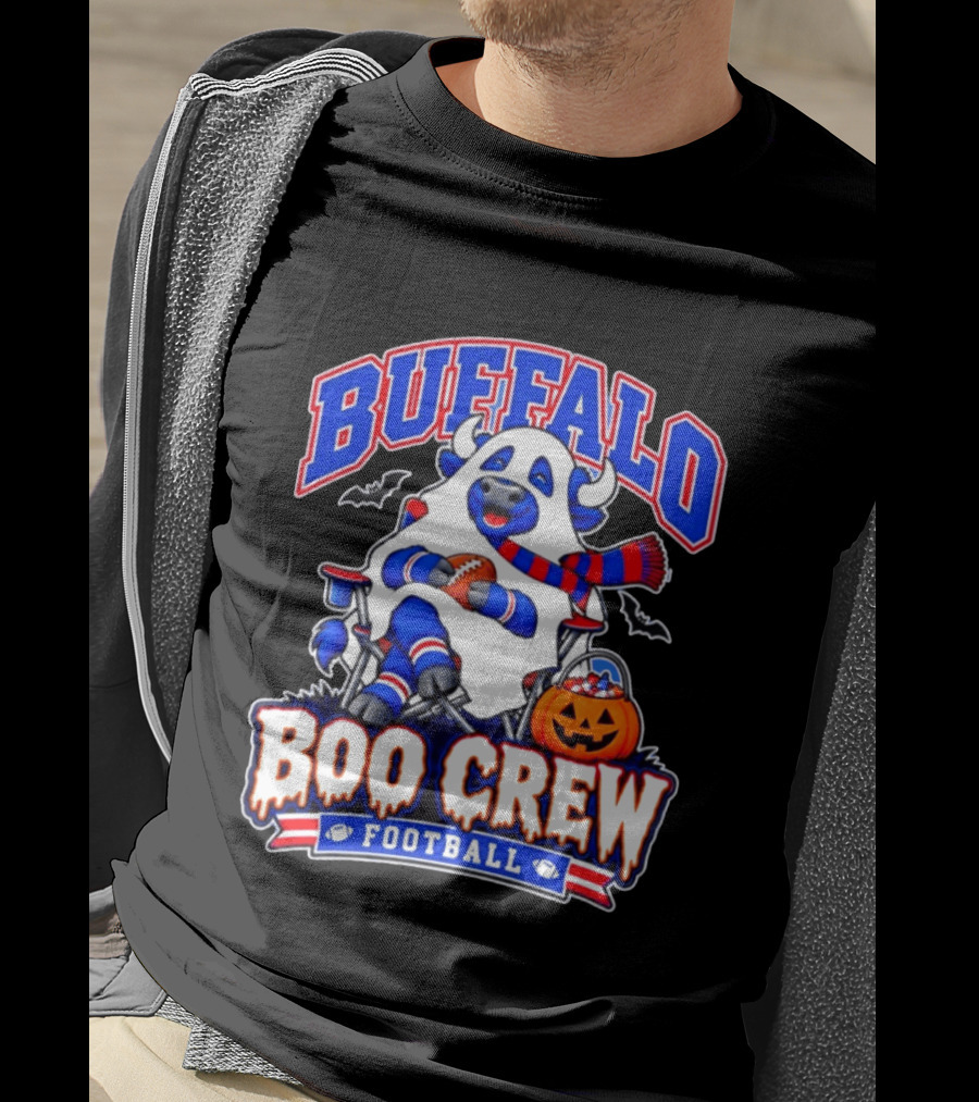 Buffalo Bills Boo Crew Halloween Football 2026 T-Shirt