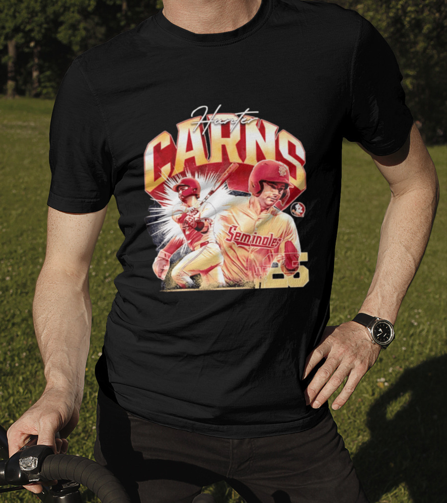 Hunter Carns Seminoles Baseball Florida State NCAA Player 25 T-Shirt