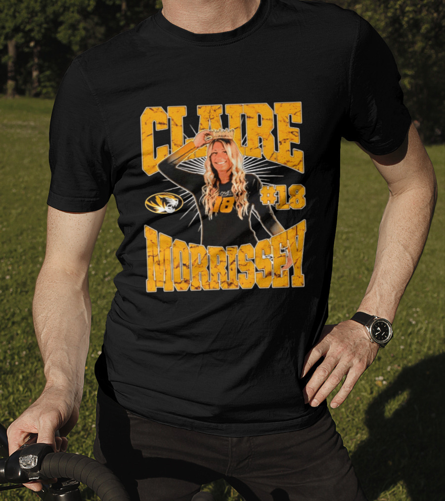 Claire Morrissey Missouri Tigers Volleyball #18 NCAA T-Shirt